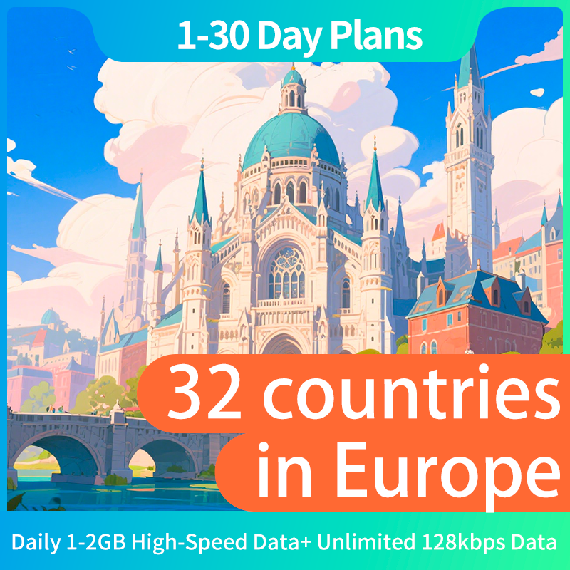 32 Countries In Europe Daily Plan
